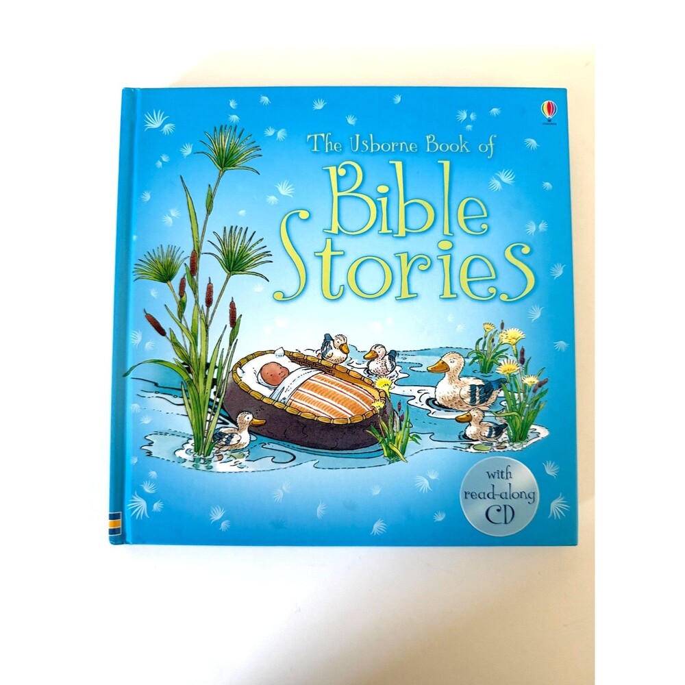 The Usborne Book of Bible Stories w/ Read Along CD Catholic Books for Kids Learn